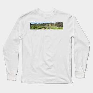 On the Hill at Magpie Springs - Adelaide Hills - Fleurieu Peninsula by Avril Thomas Long Sleeve T-Shirt